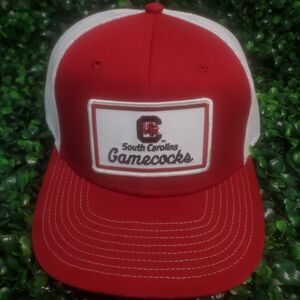 South Carolina Gamecocks Trucker Mesh Cap The Game Headwear Red White Snapback